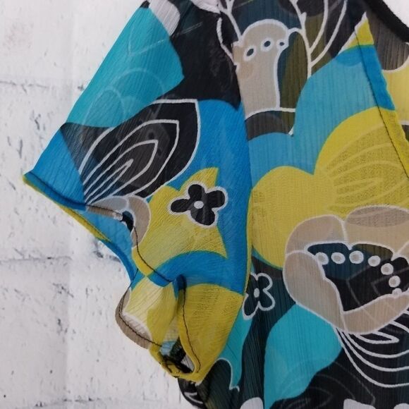 Duo Maternity Floral Top. Size M. - Picture 4 of 5